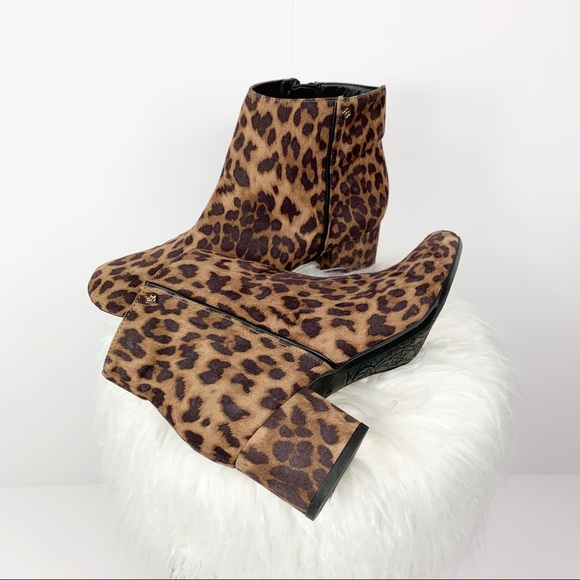 Sam & Libby Shoes - Sam & Libby | Eliza Leopard Block Booties